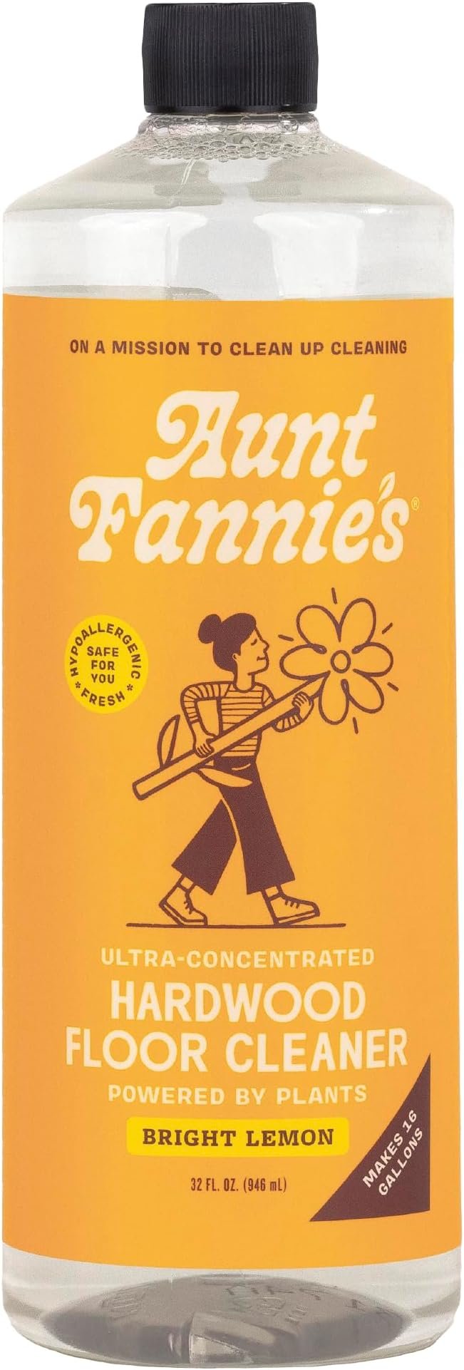 Ultra Concentrated Plant Based Wood Cleaner with Bright Scen